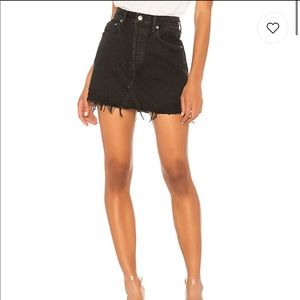 AGOLDE Quinn High Rise Denim Skirt